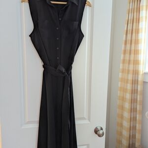 Elegant Black Sleeveless Dress